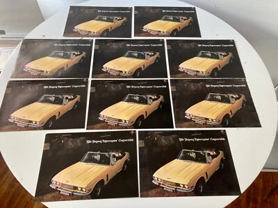 Лот из 10 листовок продаж автомобилей-трансформеров Jensen 1974 (#15M/03/74) - Изображение 1 из 4