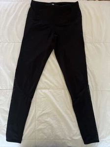 Yogalicious Women’s Black Leggings Mesh Bottoms/Xsmall - Picture 1 of 7