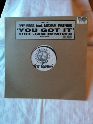 Deep BrosMichael Watford ~You Got It ~ 12” Vinyl Single~Test Pressing ~ Azuli 64 - Image 1 of 3