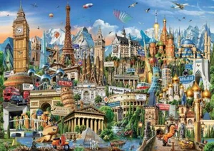 Rompecabezas Educa Europe Landmarks (2000 piezas) - Imagen 1 de 1