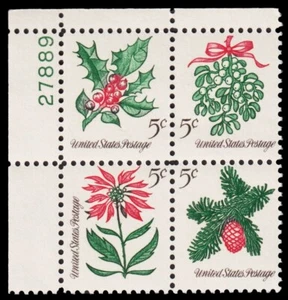 United States Scott 1257b Plate Block of 4 (1964) Mint NH VF Y - Picture 1 of 1