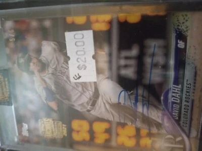 David Dahl 2021 Topps Signature Series automático/6 Foto 1 de 2