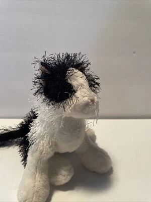 Ganz Webkinz Black & White Cat Plush Stuffed Animal HM016 NO CODE - Image 1 of 2