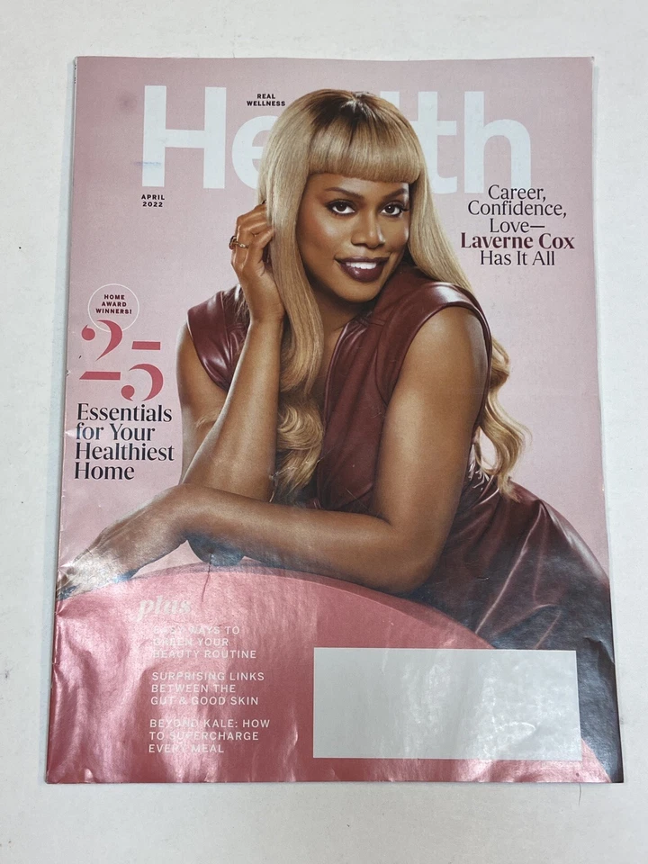 Health Magazine Apr 2022 Laverne Cox Healthiest Home Essentials Kale Supercharge - Imagem 1 de 1