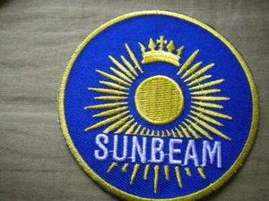 75mm SUNBEAM LOGO MOTORING EMBROIDERED PATCH - Foto 1 di 1