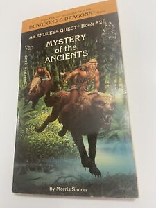 dungeons and dragons Mystery Of The Ancients book 28 1st Edition
