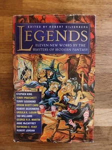 BOOK - Legends Fantasy Stories Ed. Robert Silverberg HB DJ King Pratchett Jordan - Picture 1 of 3