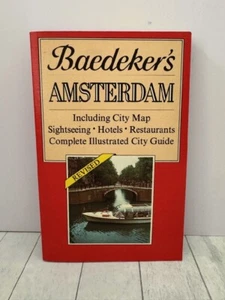 Schöner Vintage Baedeker's Reiseführer, Amsterdam 1987 org. Karte inkl Taschenformat - Bild 1 von 6