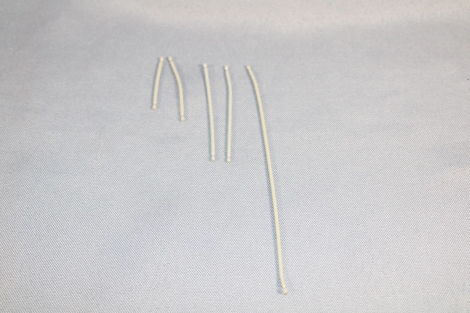 Lego Technic / Technik Flex Cable hellgrau 5 Stück verschiedene Größen - Bild 1 von 1