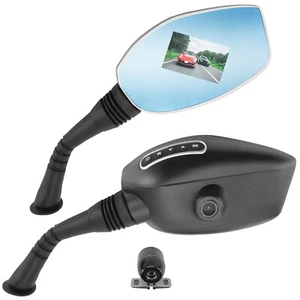 GDM Watchman360 Motorcycle Dashcam Rear view mirror camera w back up cam - Bild 1 von 6