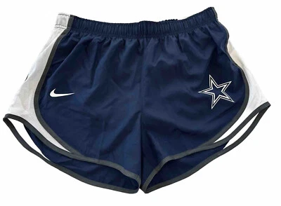 Pantalones Cortos para Correr Nike NFL Dallas Cowboys Dri-Fit Logo Tempo Azul Marino/Blanco Para Mujer Foto 1 de 4
