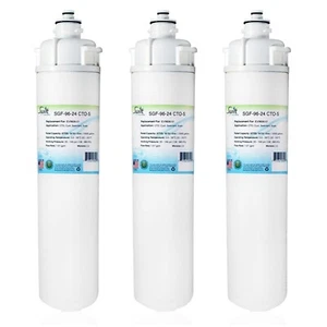 SGF-96-24 CTO-S Compatible Commercial Water Filter for EV960-51 (3 Pack) - Picture 1 of 7
