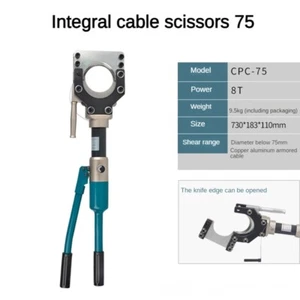 Manual Hydraulic Cable Scissor Split-type Hydraulic Cable Cutting Tool CPC-75 - Foto 1 di 7