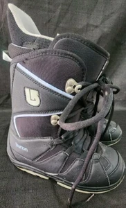 Burton Snowboard Moto Botas Negras Invierno Nieve Talla 8 Mujer Usadas en Excelente Condición - Imagen 1 de 10