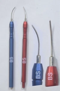 21 Gauge Gun Metal Bimanual Irrigating Aspiration Set Handpiece Eye Autoclave - Picture 1 of 19