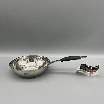 Bergner Midnight Series Acero Inoxidable Redondo 8" Sartén Saltear Sartén Utensilios de Cocina NUEVO Foto 1 de 4