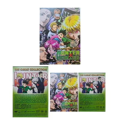DVD Anime The Great Collection Hunter X Hunter Series Season 1-2 + 2 Movies + 30 Foto 1 de 4