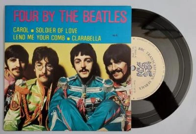 4 By The Beatles UK EP BBC Transcription Service W/ Picture Cover ST-8663 - Image 1 of 4