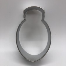 Celebrate It Metal Christmas Cookie Cutter Light Bulb Bakeware New