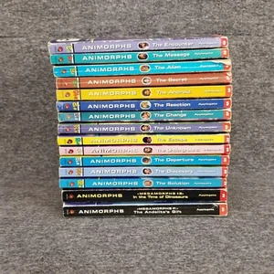 Lot Of 15 | 13-Animorphs by K.A. Applegate + 2-Megamorphs PB Chapter Book Series - Picture 1 of 12