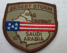 DESERT STORM COLLECTABLE RARE VINTAGE PATCH EMBROIDED 90'S MILITARY GET SADDAM