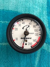 Oceanic Depth Gauge w/hose Mount
