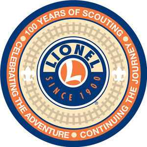 LIONEL 30123-P BOY SCOUTS 100th ANNIVERSARY PATCH 