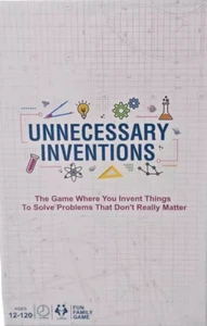 Unnecessary Inventions Game by Funderdome Solve Wacky Problems Party Game MINT! - Picture 1 of 2