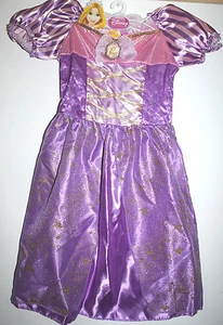 DISNEY PRINZESSIN RAPUNZEL FANTASY SPIEL KOSTÜM KLEID MÄDCHEN AB 3 JAHREN GRÖSSE 4-6X - Bild 1 von 5
