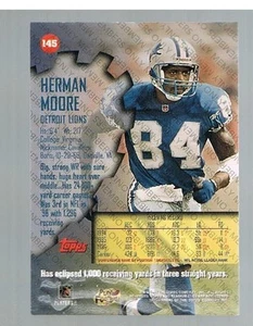 1997 Topps Stadium Club Members Only Herman Moore #145 Lions Virginia - Bild 1 von 1