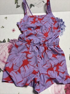 Target Size 10/12 Girls Summer Tropical Themed Romper - Picture 1 of 3