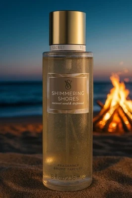 Victoria's Secret Shimmering Shores Fragancia Bruma Corporal Spray Coco Sándalo Foto 1 de 2