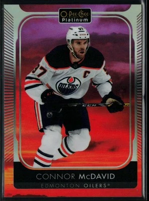 2021-22 O-Pee-Chee Platinum Sunset #1 Connor McDavid - Image 1 of 2
