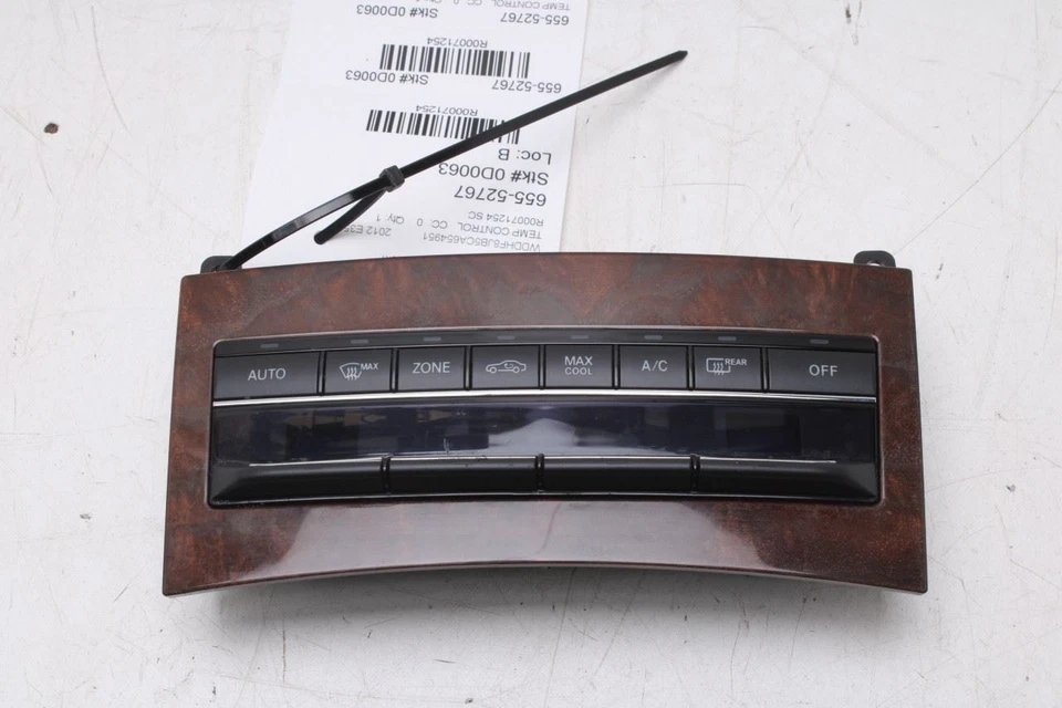 Mercedes-Benz E350 Sport 2010-2016 4Matic calefacción aire acondicionado control de temperatura Foto 1 de 4