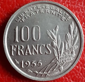 FRANCE / 100 FRANCS 1955 UNC KM 919.1 Br.UNC - Picture 1 of 2