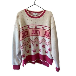 Juicy Couture Women's Crew Neck Pullover Sweater Size XXL - Picture 1 of 7