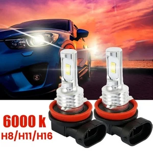 H11/H8 LED Headlight Super Bright Bulbs Kit 6000K White 330000LM High/Low Beam - Picture 1 of 19