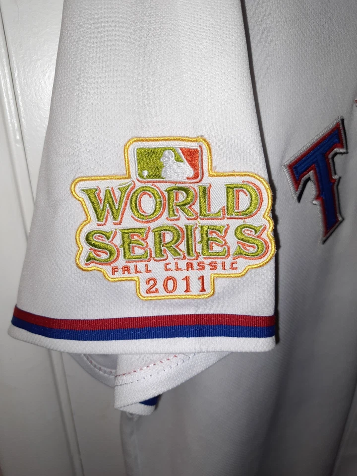 Parche de colección serie mundial MLB 2011 Texas Rangers # 32 Hamilton en muy buena condición Foto 1 de 3