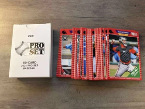 2021 PRO SET BASEBALL 50 CARD COMPLETE CARD SET ROOKIES - Picture 1 of 1