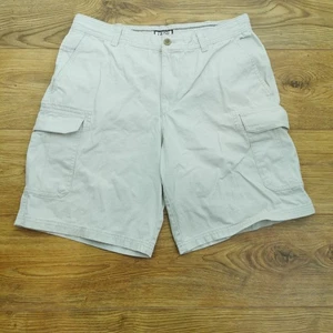 Pantalones Cortos Carga Izod Para Hombres W34 Beige Bolsillos Utilidad Ejército Militar Aire Libre Senderismo - Imagen 1 de 9