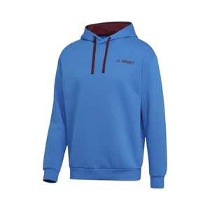 Adidas Terrex Logo Herren Hoody Blau H50937 Größe M - Bild 1 von 5