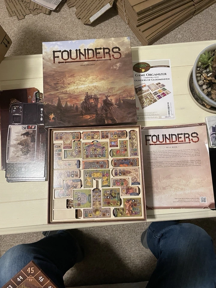 Founders of Gloomhaven with Broken Token Game Organizer - Image 1 of 3