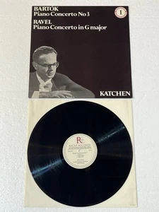 Bartok No 3 Ravel G Major Katchen (1986 Recut Records REC 01 Import LP) Kertesz - Bild 1 von 3