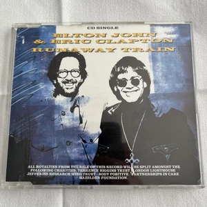 Elton John & Eric Clapton - Runaway Train - CD Single - Picture 1 of 3