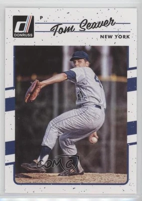 2017 Panini Donruss Magenta Back Tom Seaver #189 HOF - Image 1 of 2