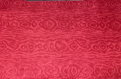 By 1/2 Yd Red Moire Red Tone on Tone Pattern Cotton Quilt Fabric 18" X 44" - Image 1 of 4