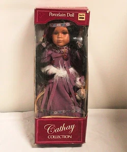 Native American Porcelain Doll | Damaged box - Picture 1 of 4