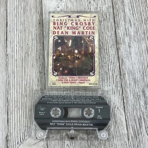 Christmas with Bing Crosby Nat King Cole Dean Martin Bing Crosby Cassette Tape - Picture 1 of 2