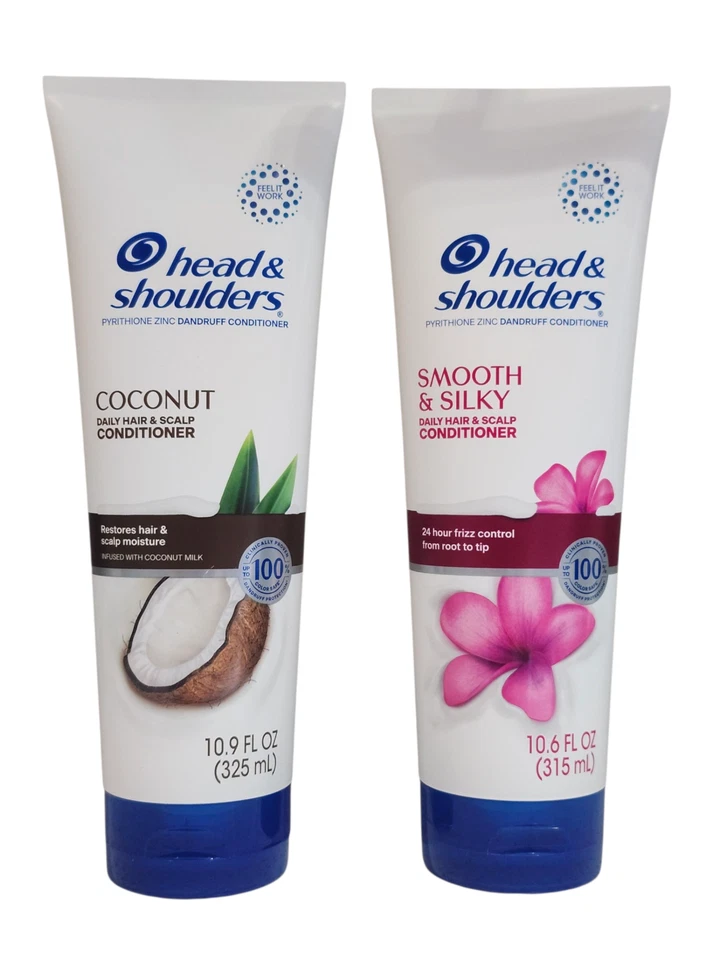 NEW Head and Shoulders Coconut Fresh Anti-Dandruff Conditioner+Smooth and Silky - Image 1 of 1
