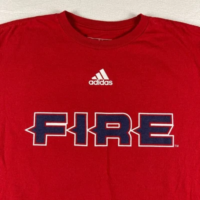 Camiseta Adidas Chicago Fire FC Para Hombre Grande Roja Manga Corta MLS Grandes Ligas Fútbol Foto 1 de 4